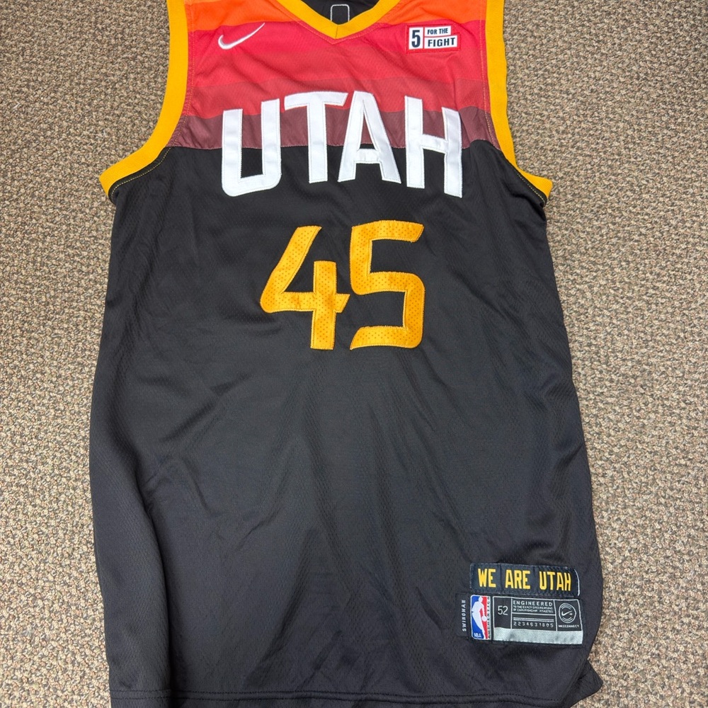 Nike NBA Utah Jazz‎ Donovan Mitchell #45 City Edition Swingman Jersey